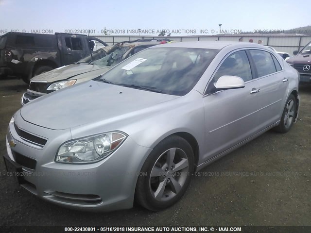 1G1ZC5E04CF331632 - 2012 CHEVROLET MALIBU 1LT 银色 照片 2