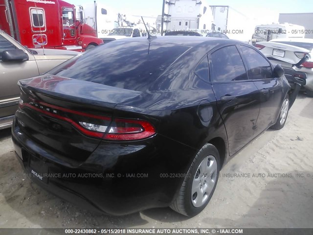 1C3CDFAA5DD316198 - 2013 DODGE DART SE/AERO BLACK photo 4