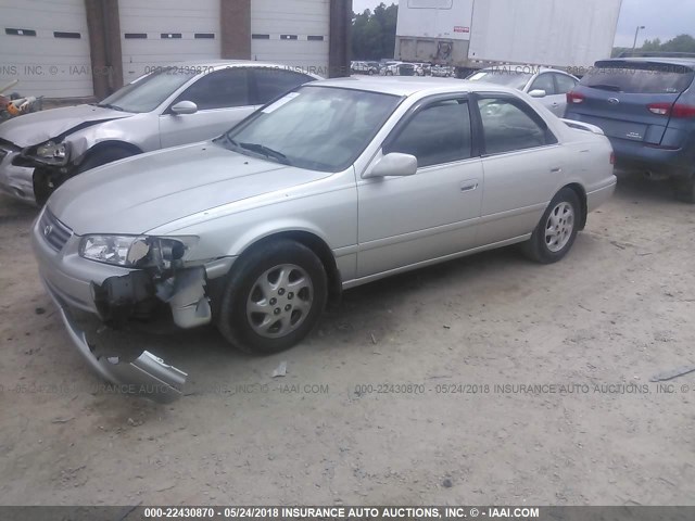 4T1BG22K81U810240 - 2001 TOYOTA CAMRY CE/LE/XLE SILVER photo 2