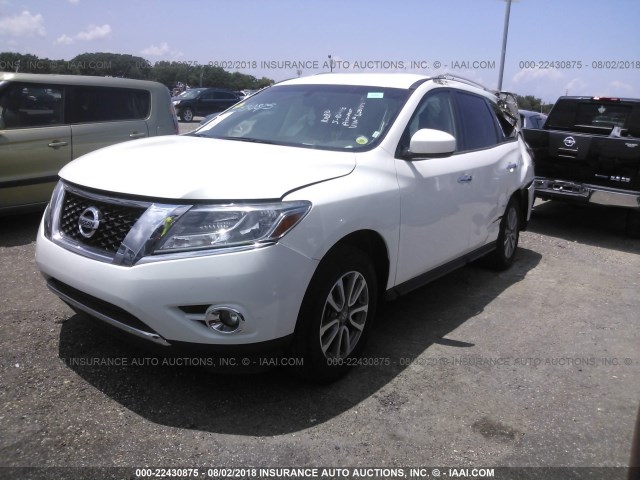 5N1AR2MMXGC628137 - 2016 NISSAN PATHFINDER S/SV/SL/PLATINUM 白色 照片 2