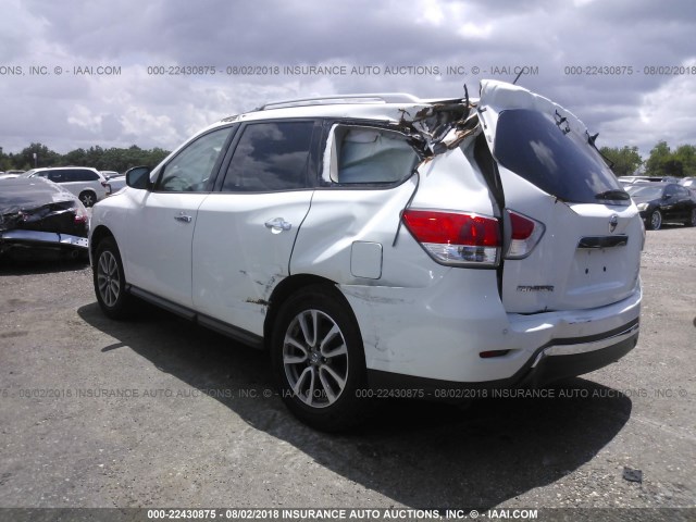 5N1AR2MMXGC628137 - 2016 NISSAN PATHFINDER S/SV/SL/PLATINUM 白色 照片 3