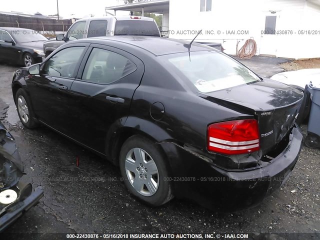 1B3CC4FB4AN233132 - 2010 DODGE AVENGER SXT BLACK photo 3