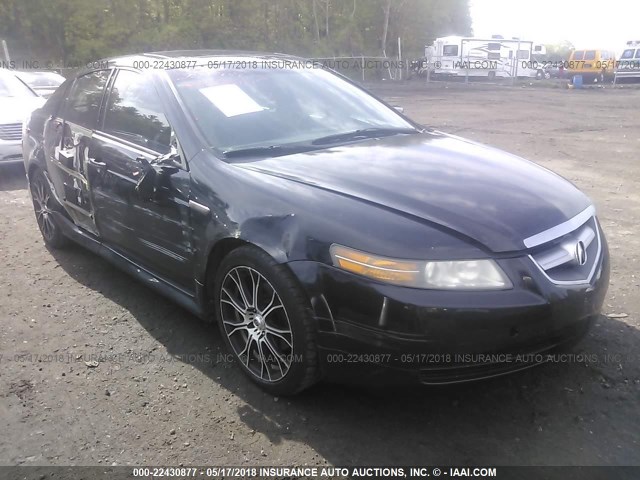 19UUA66265A024249 - 2005 ACURA TL BLACK photo 1