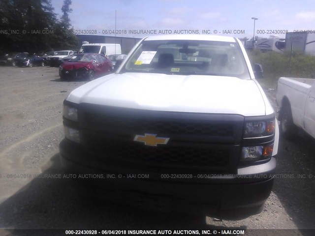 1GCNCPEC9FZ246395 - 2015 CHEVROLET SILVERADO C1500 WHITE photo 5