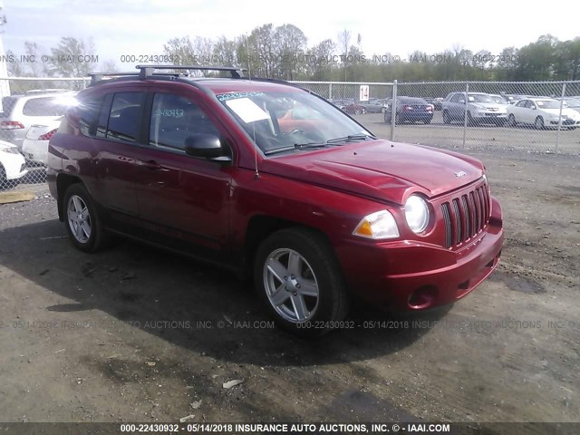 1J4NT4FB9AD502894 - 2010 JEEP COMPASS SPORT RED photo 1