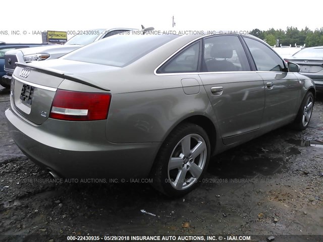 WAUDL74F95N032629 - 2005 AUDI A6 4.2 QUATTRO TAN photo 4