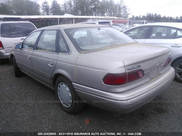 1FALP52U3RG120973 - 1994 FORD TAURUS GL BEIGE photo 3