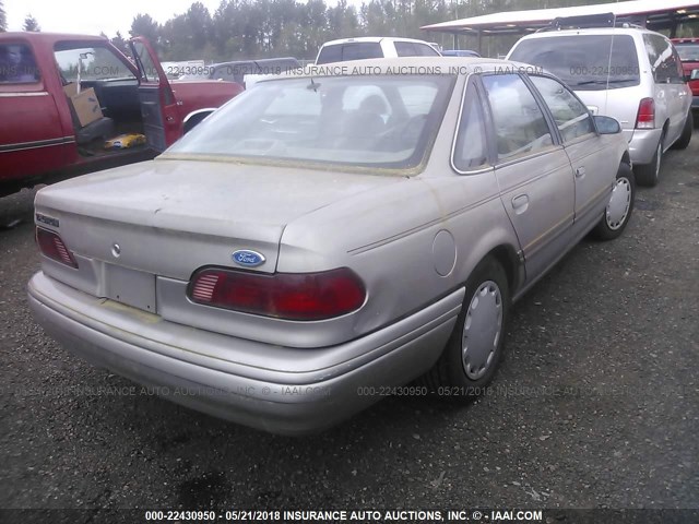 1FALP52U3RG120973 - 1994 FORD TAURUS GL BEIGE photo 4