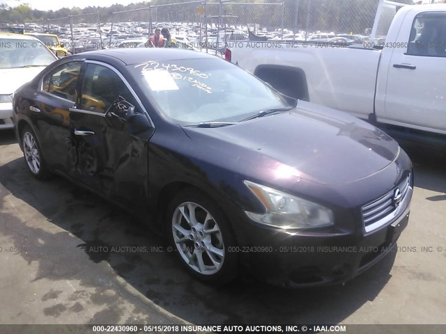 1N4AA5APXCC808200 - 2012 NISSAN MAXIMA S/SV BLACK photo 1