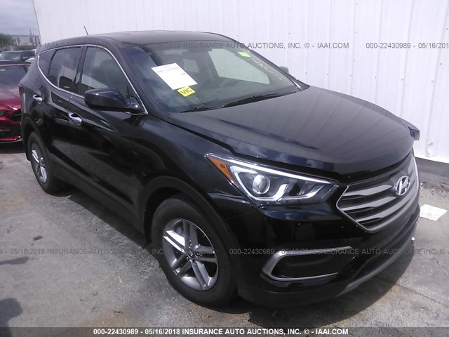 5XYZT3LB7JG512945 - 2018 HYUNDAI SANTA FE SPORT  BLACK photo 1