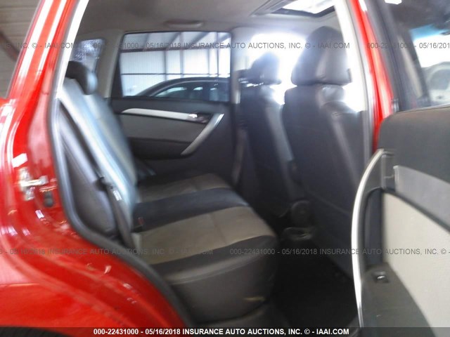 KL1TG6DE8BB142371 - 2011 CHEVROLET AVEO LT RED photo 8