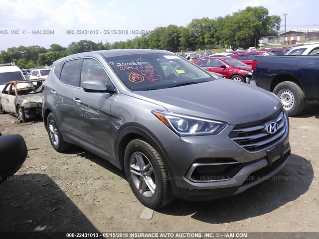 5XYZT3LBXHG434249 - 2017 HYUNDAI SANTA FE SPORT  GRAY photo 1