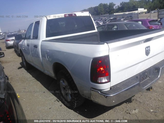 1C6RD7FP2CS299659 - 2012 DODGE RAM 1500 ST WHITE photo 3