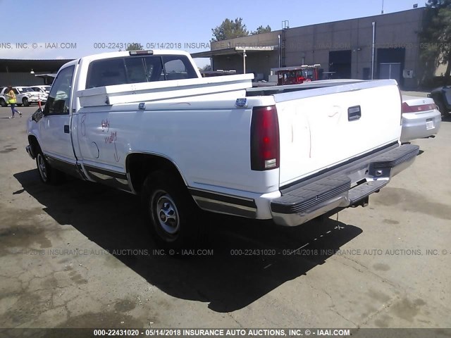 1GCGC24R4TE261410 - 1996 CHEVROLET GMT-400 C2500 WHITE photo 3