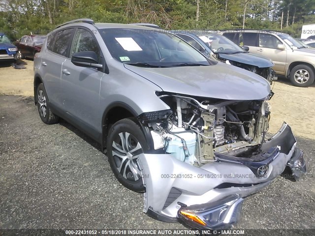 2T3BFREV7HW593427 - 2017 TOYOTA RAV4 LE SILVER photo 1