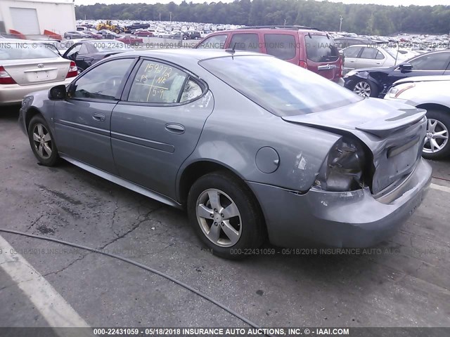 2G2WP552181159272 - 2008 PONTIAC GRAND PRIX GRAY photo 3