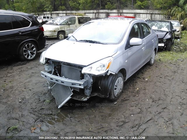 ML32F3FJ3HHF08443 - 2017 MITSUBISHI MIRAGE G4 ES Күміс фото 6