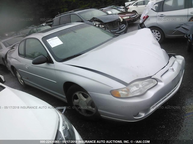 2G1WX12K1Y9380373 - 2000 CHEVROLET MONTE CARLO SS შავი ფოტო 1