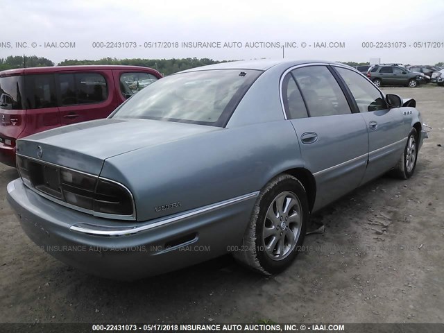 1G4CU541834199258 - 2003 BUICK PARK AVENUE ULTRA Light Blue photo 4