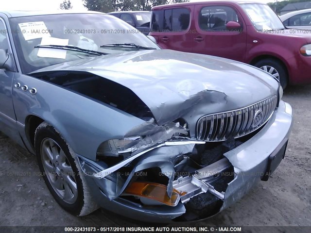 1G4CU541834199258 - 2003 BUICK PARK AVENUE ULTRA Light Blue photo 6