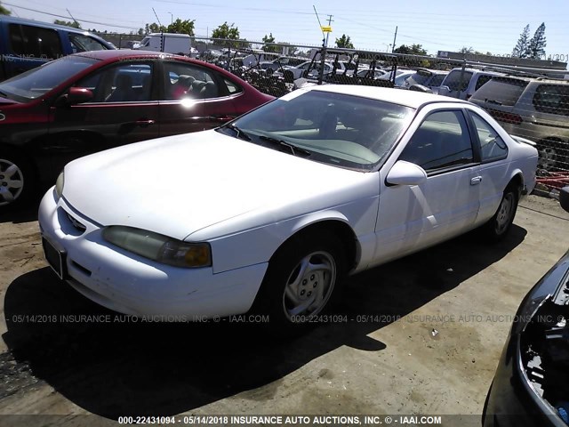 1FALP62W8VH127798 - 1997 FORD THUNDERBIRD LX WHITE photo 2