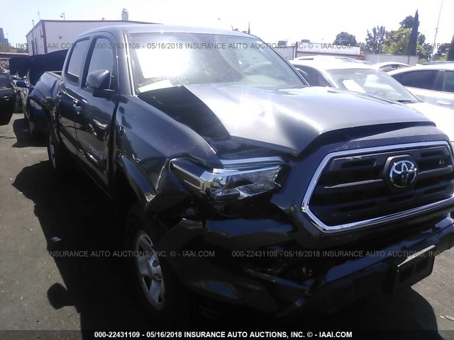 5TFAX5GN2JX118932 - 2018 TOYOTA Tacoma DOUBLE CAB/SR/SR5 GRAY photo 6