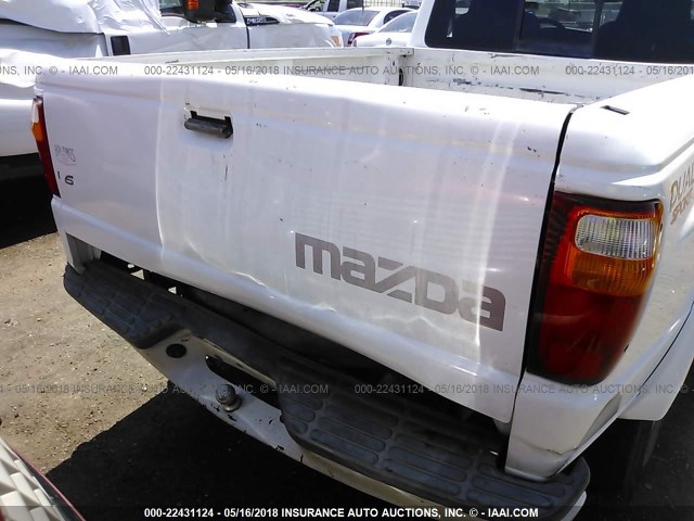 4F4YR12U44TM09791 - 2004 MAZDA B3000 WHITE photo 6