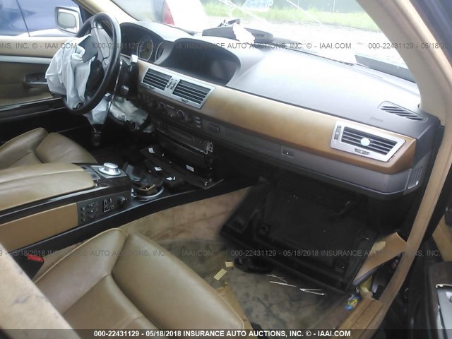 WBAGL63443DP64757 - 2003 BMW 745 I Dark Blue photo 5