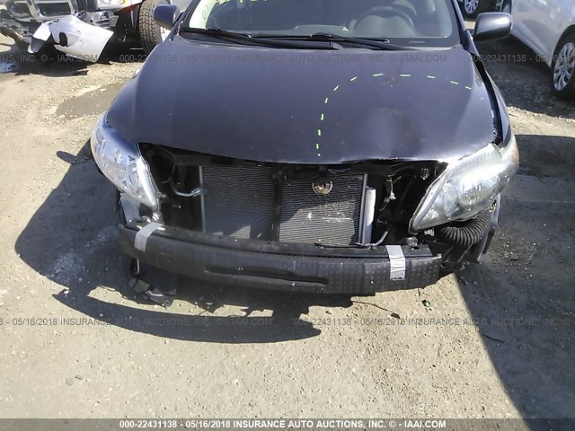 1NXBU4EE6AZ350036 - 2010 TOYOTA COROLLA S/LE/XLE Черный фото 6