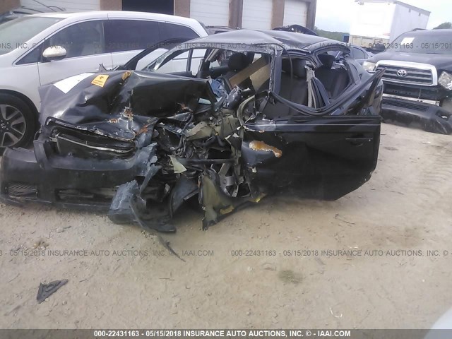 KL1TD56678B240695 - 2008 CHEVROLET AVEO LS BLACK photo 2