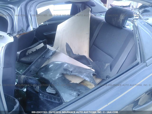 KL1TD56678B240695 - 2008 CHEVROLET AVEO LS BLACK photo 8