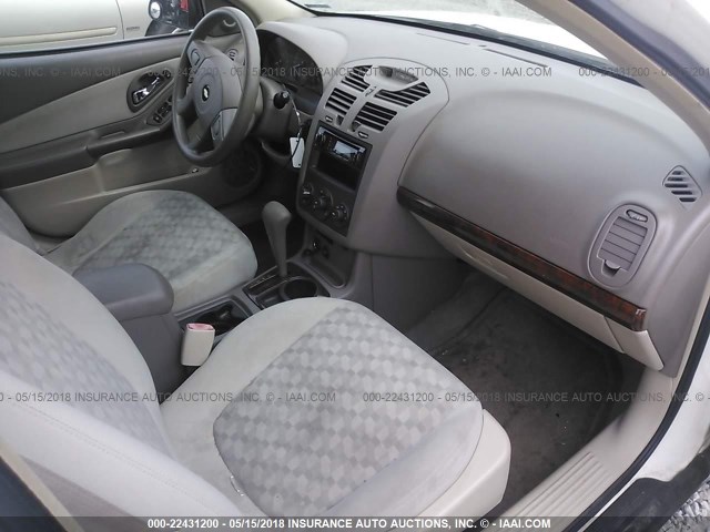 1G1ZT54814F223977 - 2004 CHEVROLET MALIBU LS 白色 照片 5
