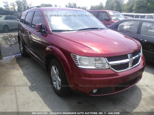 3D4PG5FV3AT179328 - 2010 DODGE JOURNEY SXT BURGUNDY photo 6