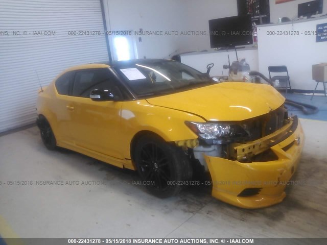 JTKJF5C76C3028793 - 2012 TOYOTA SCION TC 黄色 照片 1