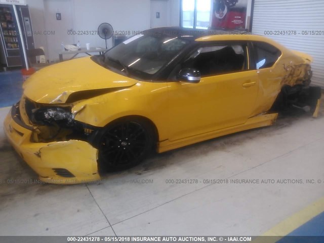 JTKJF5C76C3028793 - 2012 TOYOTA SCION TC 黄色 照片 6