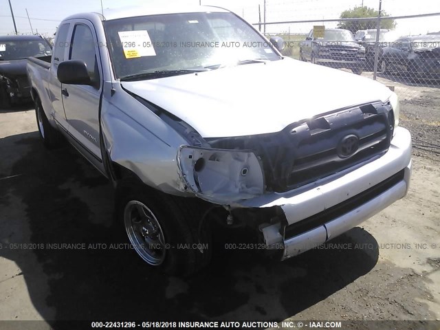 5TETX22NX5Z066205 - 2005 TOYOTA TACOMA ACCESS CAB Արծաթագույն լուսանկար 6
