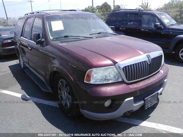 5LMFU27R83LJ12829 - 2003 LINCOLN NAVIGATOR MAROON photo 1