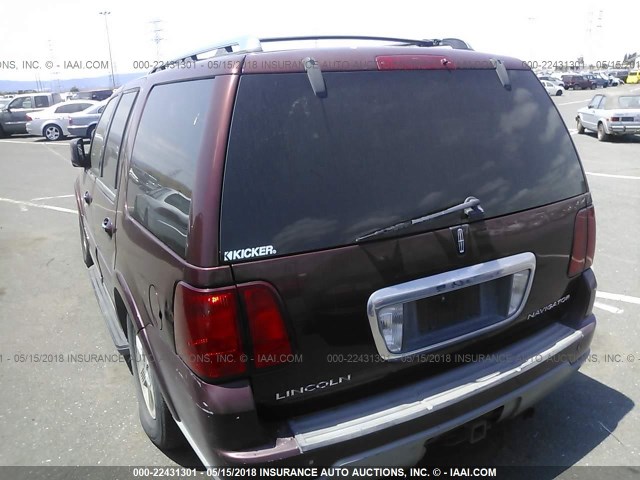 5LMFU27R83LJ12829 - 2003 LINCOLN NAVIGATOR MAROON photo 3