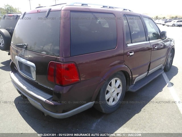 5LMFU27R83LJ12829 - 2003 LINCOLN NAVIGATOR MAROON photo 4
