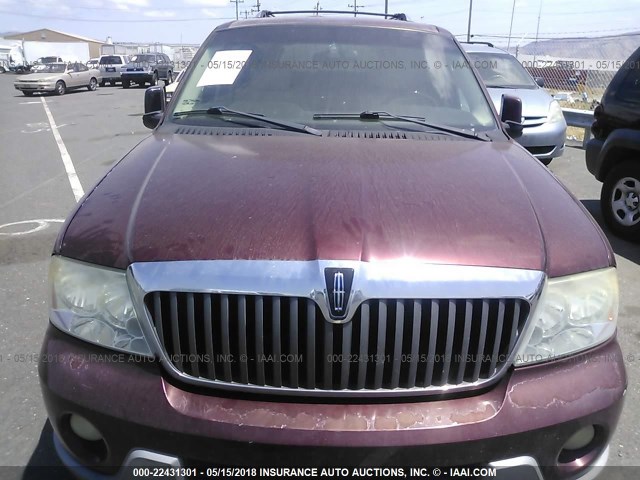 5LMFU27R83LJ12829 - 2003 LINCOLN NAVIGATOR MAROON photo 6