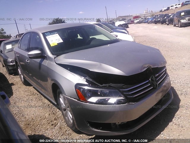 1VWAP7A38DC107414 - 2013 VOLKSWAGEN PASSAT S GOLD photo 1