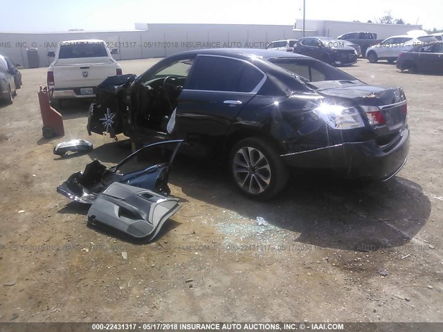 1HGCR2F53DA265949 - 2013 HONDA ACCORD SPORT 黑色 照片 3