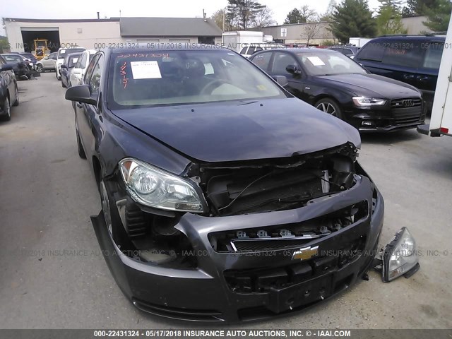 1G1ZB5EB9AF307988 - 2010 CHEVROLET MALIBU LS GRAY photo 6