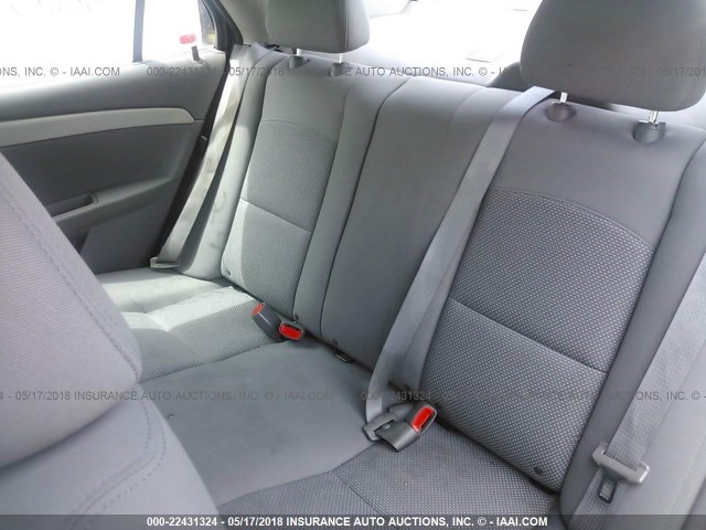 1G1ZB5EB9AF307988 - 2010 CHEVROLET MALIBU LS GRAY photo 8