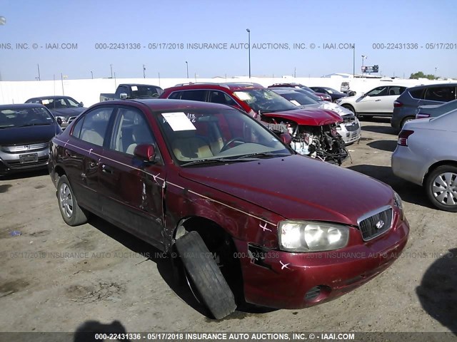 KMHDN45D23U615681 - 2003 HYUNDAI ELANTRA GLS/GT RED photo 1