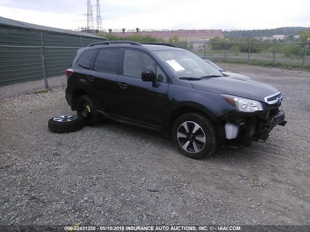 JF2SJAECXHH451045 - 2017 SUBARU FORESTER 2.5I PREMIUM GRAY photo 1