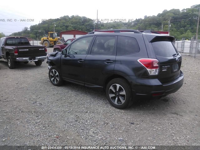 JF2SJAECXHH451045 - 2017 SUBARU FORESTER 2.5I PREMIUM GRAY photo 3