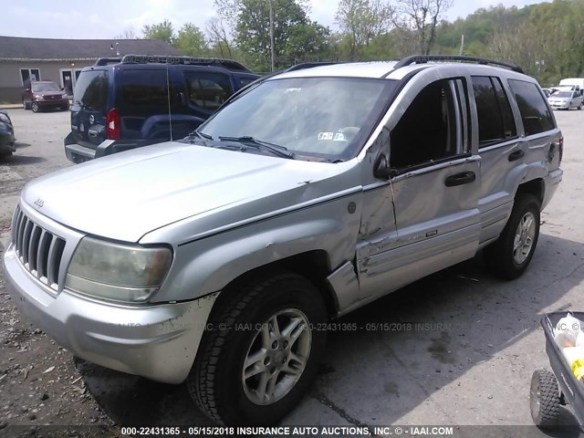 1J4GW48S64C262663 - 2004 JEEP GRAND CHEROKEE LAREDO/COLUMBIA/FREEDOM 银色 照片 2