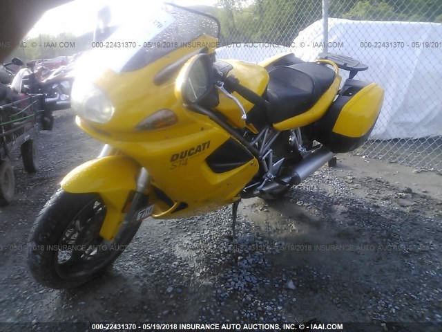 ZDM1TB8S11B004159 - 2001 DUCATI ST4  YELLOW photo 2