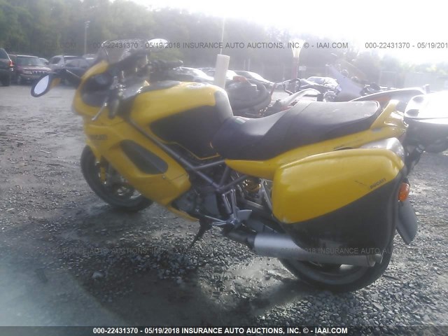 ZDM1TB8S11B004159 - 2001 DUCATI ST4  YELLOW photo 3